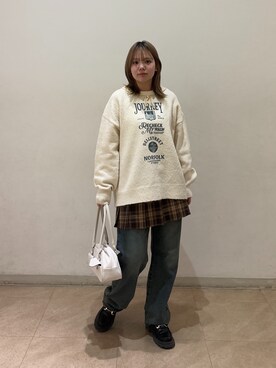 nanakaさん（レディース・158cm）の冬コーディネート