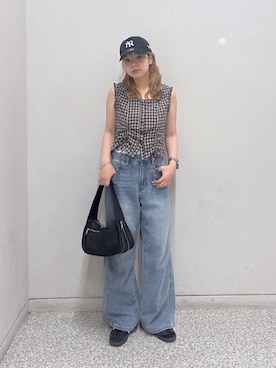 「FREE'S MART（フリーズマート）のアイテム」を使った、nanakaさん（骨格ストレート・レディース・158cm）の夏コーディネート