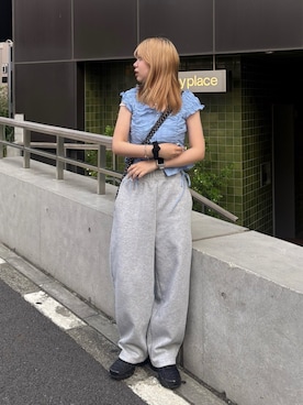 「FREE'S MART（フリーズマート）のアイテム」を使った、nanakaさん（骨格ストレート・レディース・158cm）の夏コーディネート