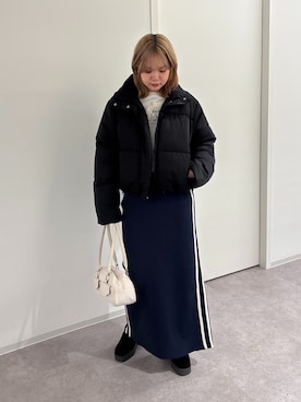 「FREE'S MART（フリーズマート）のアイテム（ジャケット/アウター）」を使った、nanakaさん（レディース・158cm）の秋コーディネート