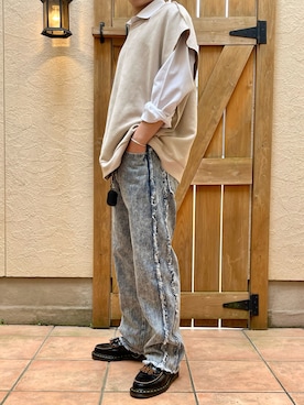 「En serio TOKYO（エンソリオトーキョー）のアイテム」を使った、みきてるてるさん（メンズ・165cm）の春コーディネート