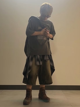 「アイテム（リング）」を使った、tenさん（メンズ・165cm）の夏コーディネート