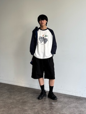「アイテム（トートバッグ）」を使った、KOTAさん（メンズ・175cm）の夏コーディネート