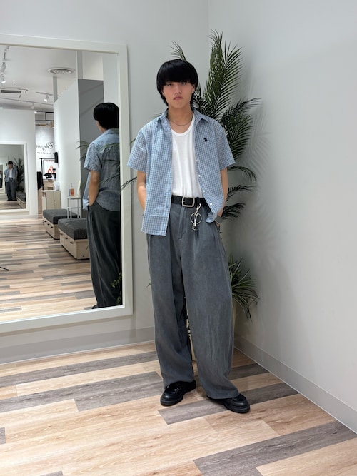 ピグメントリネン混トラウザーパンツ（その他パンツ）｜CPCM（シーピー