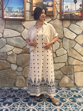 「REMME（レメ）のアイテム」を使った、kamachanさん（レディース・156cm）の夏コーディネート
