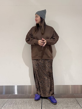 鎌田瑞穂さん（レディース・157cm）の冬コーディネート