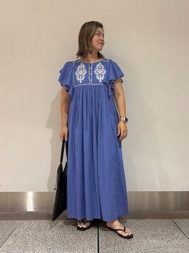 「URBAN RESEARCH Sonny Label（アーバンリサーチサニーレーベル）のアイテム（バッグ）」を使った、kamachanさん（レディース・156cm）の夏コーディネート