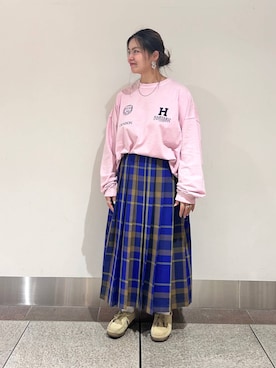 「アーバンリサーチ」｜鎌田瑞穂さん（レディース・157cm）の秋コーディネート