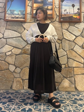 「URBAN RESEARCH Sonny Label（アーバンリサーチサニーレーベル）のアイテム（バッグ）」を使った、kamachanさん（レディース・156cm）の夏コーディネート