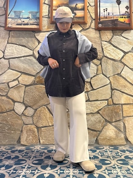 「URBAN RESEARCH Sonny Label（アーバンリサーチサニーレーベル）のアイテム（パンツ）」を使った、kamachanさん（レディース・156cm）の秋コーディネート