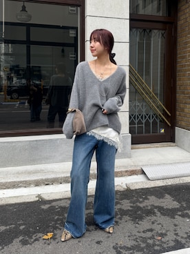 honoka ୨୧さん（レディース・166cm）の冬コーディネート