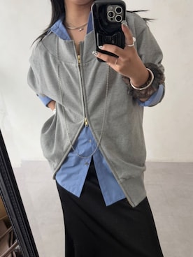 「マーメイドライン」｜honoka ୨୧さん（レディース・166cm）の冬コーディネート