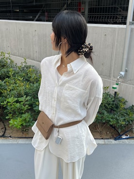 「ワントーンスタイル」｜honoka ୨୧さん（レディース・166cm）の夏コーディネート