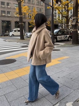 honoka ୨୧さん（レディース・166cm）の冬コーディネート