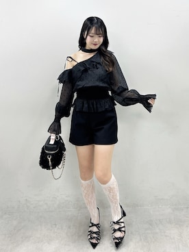 「one after another NICE CLAUP（ワンアフターアナザーナイスクラップ）のアイテム」を使った、Sakuraさん（レディース・152cm）の春コーディネート