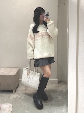 Sakuraさん（レディース・152cm）の冬コーディネート