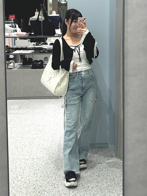 袖リボンボレロ
