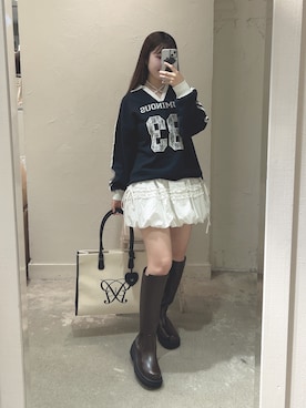 「アイテム（その他シューズ）」を使った、Sakuraさん（レディース・152cm）の冬コーディネート