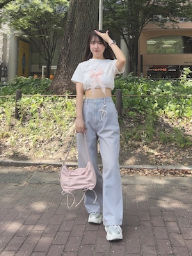 Sakuraさん（レディース・152cm）の夏コーディネート