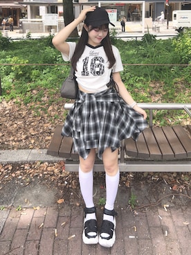 「アイテム（財布/小物）」を使った、Sakuraさん（レディース・152cm）の夏コーディネート