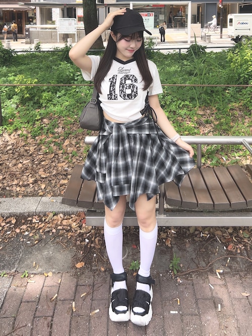 OLIVE des OLIVE スカート セール】バックレースアッププリーツミニスカート（スカート