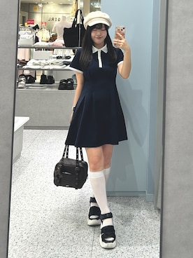 「OLIVE des OLIVE（オリーブデオリーブ）のアイテム」を使った、Sakuraさん（レディース・152cm）の夏コーディネート