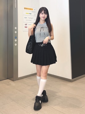 「アイテム（その他シューズ）」を使った、Sakuraさん（レディース・152cm）の夏コーディネート