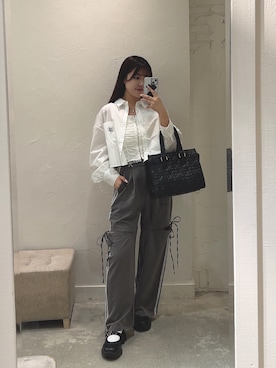 「150cm台コーデ」｜「アイテム（その他シューズ）」を使った、Sakuraさん（レディース・152cm）の秋コーディネート