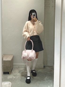 「韓国コーデ」｜「アイテム（その他シューズ）」を使った、Sakuraさん（レディース・152cm）の秋コーディネート