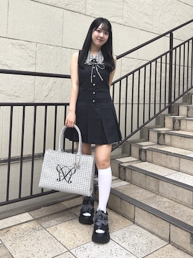 「参戦服」｜Sakuraさん（レディース・152cm）の夏コーディネート