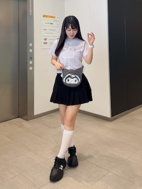 「アイテム（ポーチ）」を使った、Sakuraさん（レディース・152cm）の夏コーディネート