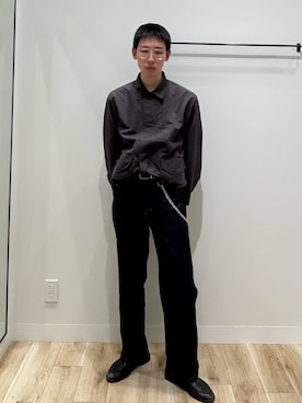 「Snow Peak（スノーピーク）のアイテム」を使った、shuyaさん（メンズ・180cm）の冬コーディネート