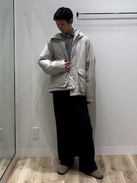 「アイテム（ブルゾン）」を使った、shuyaさん（メンズ・180cm）の秋コーディネート