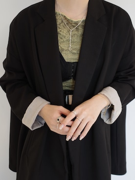 mika  matsuzonoさん（レディース・154cm）の春コーディネート