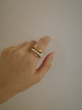 「アイテム（リング）」を使った、mika  matsuzonoさん（レディース・154cm）の夏コーディネート