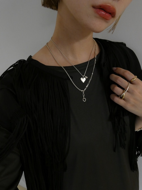 ten. SILVER925 ハートシルフィウムネックレス SILVER925 ハートシルフィウムネックレス（ネックレス）｜TEN