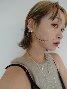 「シルバーアクセサリー」｜mika  matsuzonoさん（レディース・154cm）の秋コーディネート