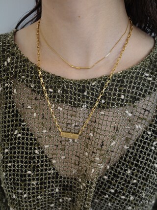 TEN.（テン）の「18KGPアプロムネックレス（ネックレス）」 - WEAR