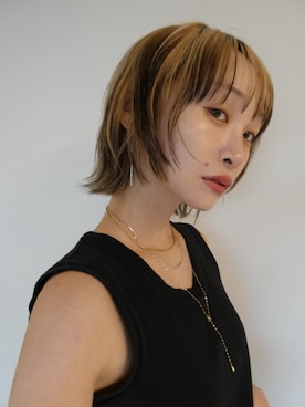 「アイテム（ピアス（両耳用））」を使った、mika  matsuzonoさん（レディース・154cm）の夏コーディネート