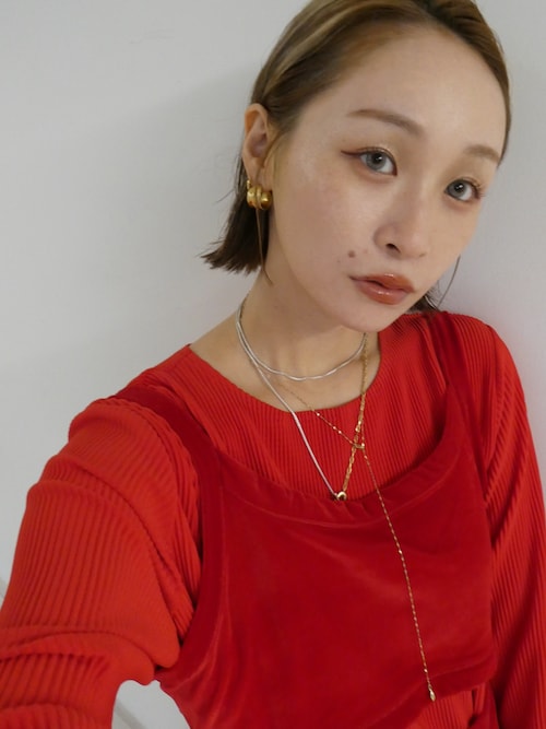 SILVER 18KGP ポウムラリエット（ネックレス）｜TEN.（テン）の