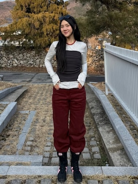 「GENERAL IDEA（ジェネラルアイデア）のアイテム」を使った、GENERAL IDEAさん（レディース・160cm）の冬コーディネート