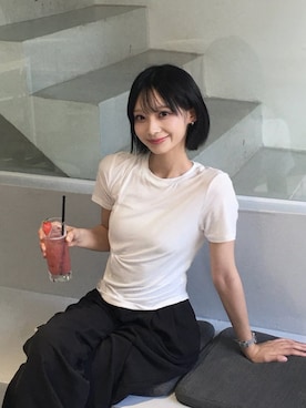 「GENERAL IDEA（ジェネラルアイデア）のアイテム」を使った、GENERAL IDEAさん（レディース・160cm）の春コーディネート