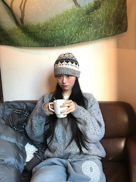 「GENERAL IDEA（ジェネラルアイデア）のアイテム」を使った、GENERAL IDEAさん（レディース・165cm）の冬コーディネート