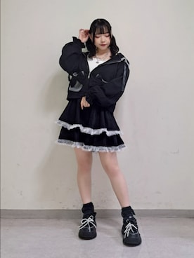 「アイテム（キャミソール）」を使った、こだまさん（レディース・148cm）の秋コーディネート