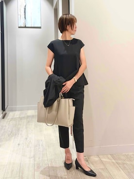 「アイテム（セットアップ）」を使った、yoshidaさん（レディース・166cm）の夏コーディネート