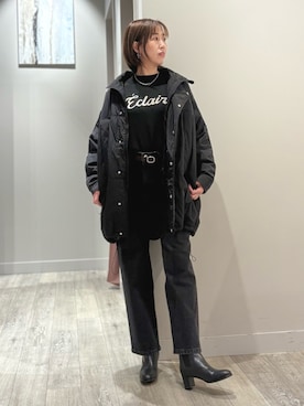 「アイテム（アクセサリー）」を使った、yoshidaさん（レディース・166cm）の秋コーディネート