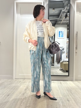 「NOMINE（ノミネ）のアイテム（ジャケット/アウター）」を使った、yoshidaさん（レディース・166cm）の春コーディネート