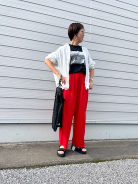 yoshiさん（レディース・166cm）の夏コーディネート