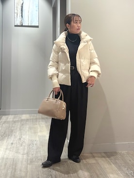 「アイテム（アクセサリー）」を使った、yoshiさん（レディース・166cm）の秋コーディネート