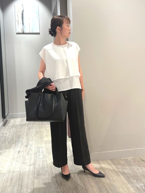 セール】【エニデイカセット・サマー 】ジョーゼットストレートパンツ